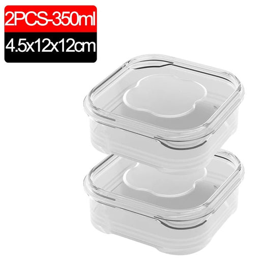 Refrigerator Meat Food Preservation Box Transparent Storage Box Food Grade Meat Freezing Box Home Vegetable Storage Organizer Allinoneshop-24