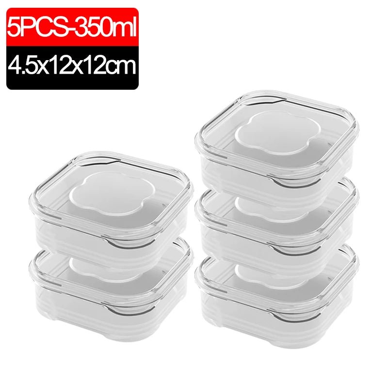 Refrigerator Meat Food Preservation Box Transparent Storage Box Food Grade Meat Freezing Box Home Vegetable Storage Organizer Allinoneshop-24