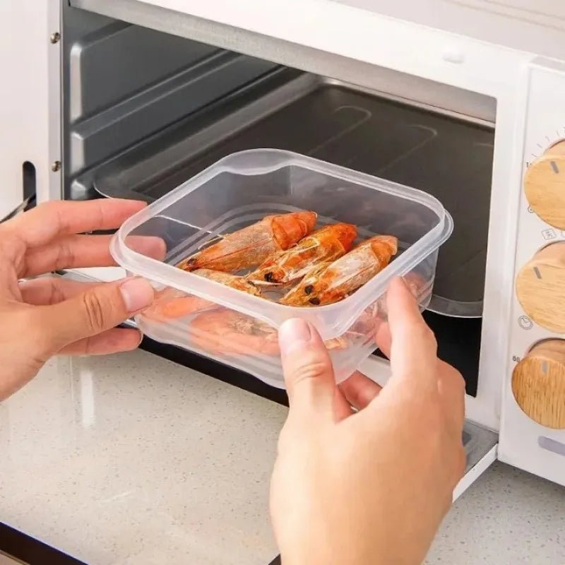 Refrigerator Meat Food Preservation Box Transparent Storage Box Food Grade Meat Freezing Box Home Vegetable Storage Organizer Allinoneshop-24