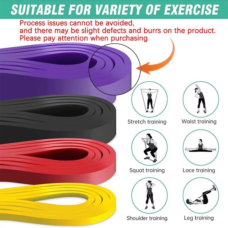 Resistance Band Set Pull up Assistance Bands Stretch Band Resistance Heavy Workout Exercise for Physical Therapy Home Workouts Allinoneshop-24