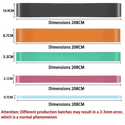 Resistance Band Set Pull up Assistance Bands Stretch Band Resistance Heavy Workout Exercise for Physical Therapy Home Workouts Allinoneshop-24