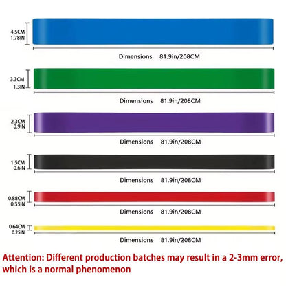 Resistance Band Set Pull up Assistance Bands Stretch Band Resistance Heavy Workout Exercise for Physical Therapy Home Workouts Allinoneshop-24