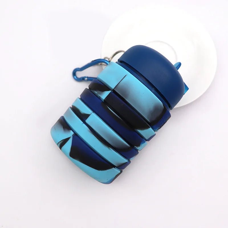 Silicone Collapsible Water Bottles,Portable Foldable Expandable Sports Cups, Leak Proof Reusable ,For Outdoor Activities Travel. Allinoneshop-24