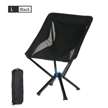 Small Portable Folding Camping Chair Outdoor Backpacking Picnic Travel One Button Quick Open Allinoneshop-24