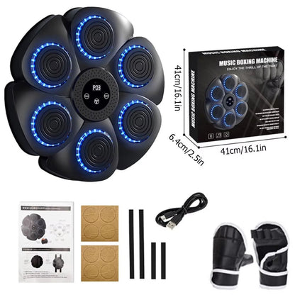 Smart Bluetooth Wall Mounted Boxing Machine, Punching Equipment, Music, Boxing Trainer, Gym, Home, Electronic, New Allinoneshop-24