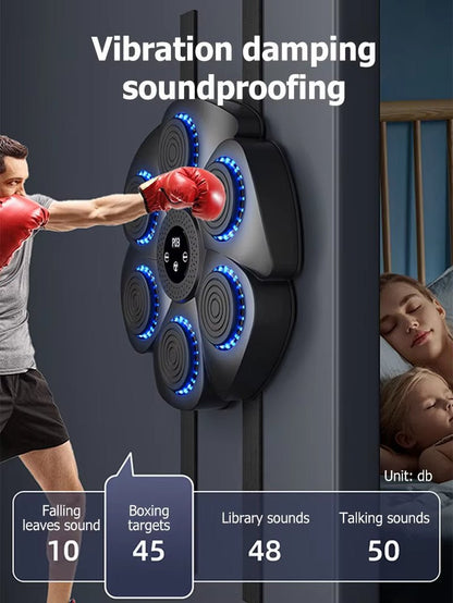Smart Bluetooth Wall Mounted Boxing Machine, Punching Equipment, Music, Boxing Trainer, Gym, Home, Electronic, New Allinoneshop-24