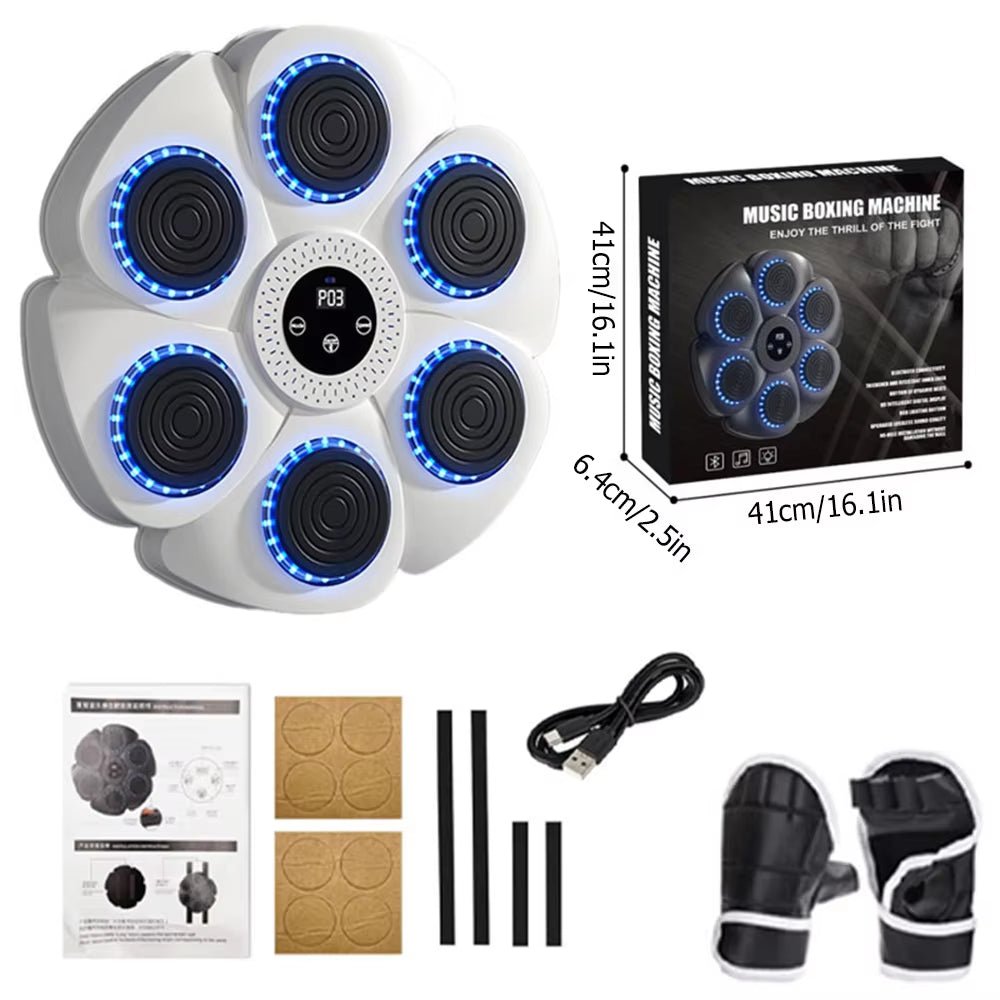 Smart Bluetooth Wall Mounted Boxing Machine, Punching Equipment, Music, Boxing Trainer, Gym, Home, Electronic, New Allinoneshop-24