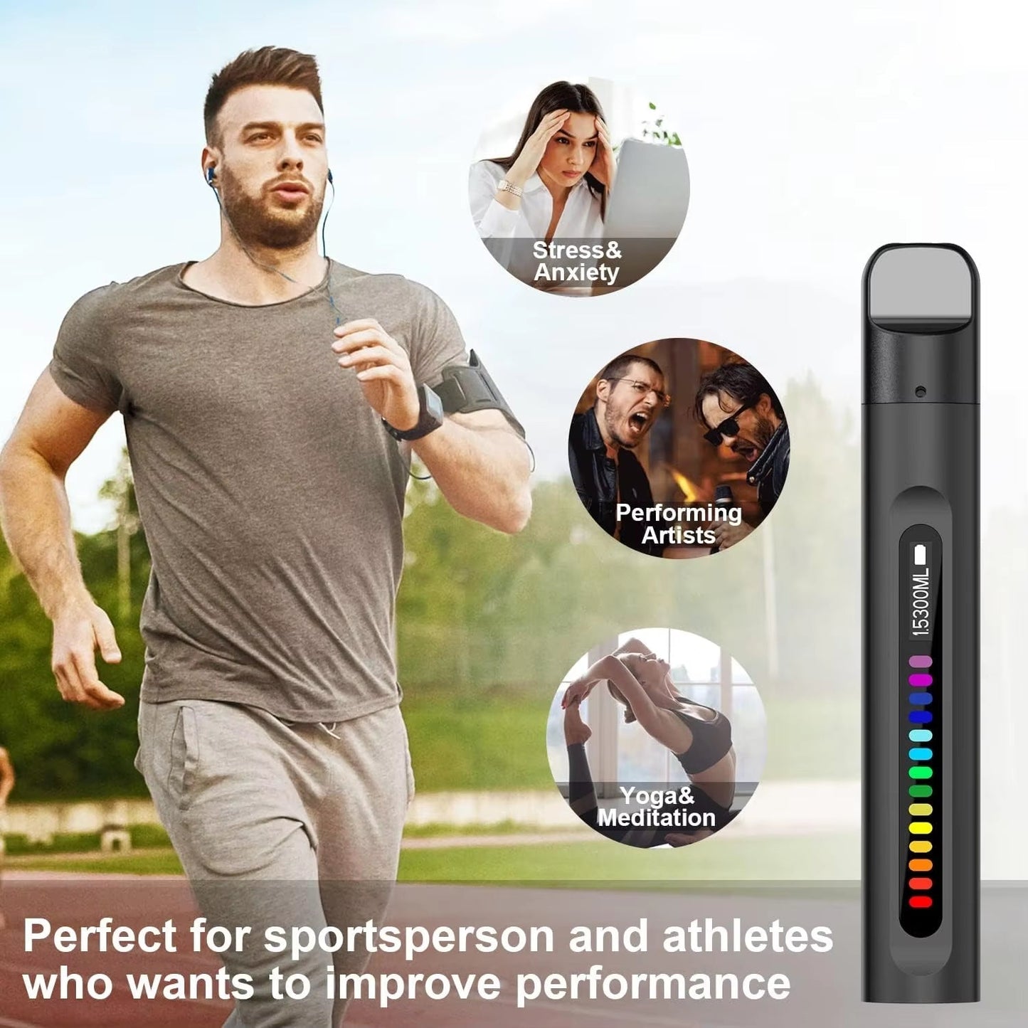 Smart Breathing Trainer, Breathing Exercise Device with Breath Monitor App to Strengthen Breathing Muscles Allinoneshop-24