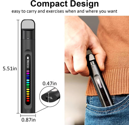 Smart Breathing Trainer, Breathing Exercise Device with Breath Monitor App to Strengthen Breathing Muscles Allinoneshop-24