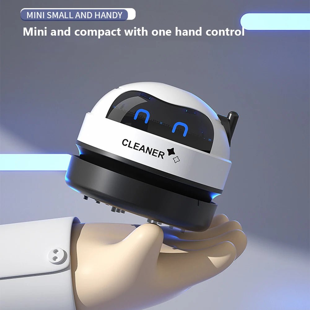 Smart Robot Vacuum Cleaner Desk Table Dust Vacuum Mini Car Vacuum Cleaner Detachable Nozzle Household Pet Hair Cleaning Tools Allinoneshop-24