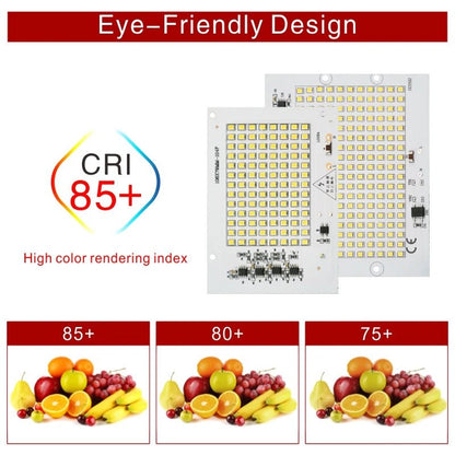 SMD 2835 LED Chip 100W 50W 30W 20W 10W Flood Light Beads AC 220V-240V Led Floodlight Lamp DIY for Outdoor Lighting Spotlight Allinoneshop-24