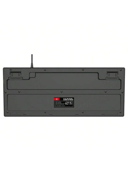 Snpurdiri Snpurdiri Rgb Illuminated, Compact Gaming Keyboard, Usb Cable 87-Key Gaming Keyboard, Led Rainbow Backlit Keyboard, Membrane Keyboard, Suitable for Laptop, Pc Gaming, and Work Keyboard Allinoneshop-24