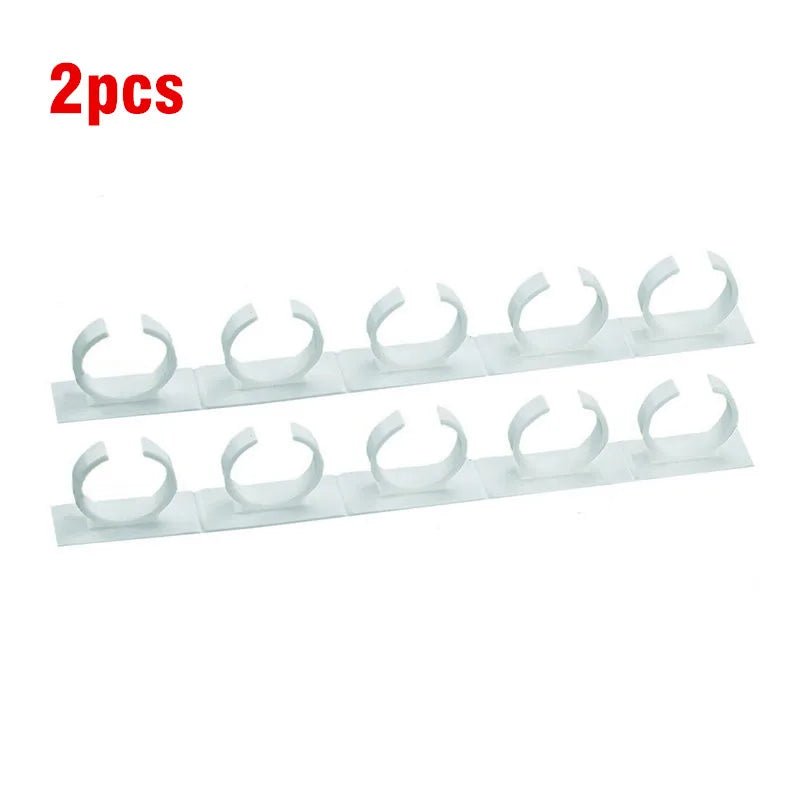 Spice Bottle Rack Kitchen Storage Rack Wall Mount Jars Holder Tools Plastic Clip Jar Rack Cabinet Door Hooks Ingredient Spice Allinoneshop-24