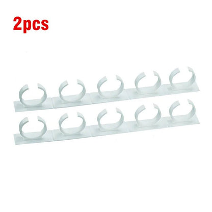 Spice Bottle Rack Kitchen Storage Rack Wall Mount Jars Holder Tools Plastic Clip Jar Rack Cabinet Door Hooks Ingredient Spice Allinoneshop-24