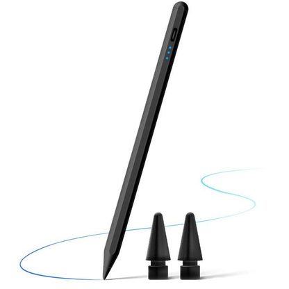 Stylus Pen for Ipad 9Th&10Th Generation, Palm Rejection, Tilt Writing, Power Indicator Light, USB C Fast Charge Pencil, Compatible with 2018-2024 Pro 11"/12.9", 10/9/8/7/6, Mini 5/6 and Air3/4/5 Allinoneshop-24
