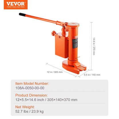 Succebuy Hydraulic Toe Jack 2.5 Ton on Toe Toe Jack Lift 5 Ton Top Lift Capacity Machine Jack 0.8-5.3 in Toe Height 8.9-13.4 Top Allinoneshop-24
