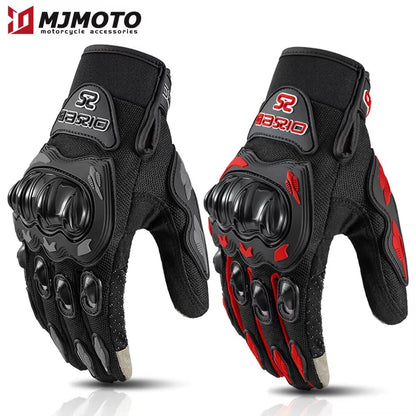 Summer Breathable Full Finger Motorcycle Gloves Non-Slip Wear-Resistant Motocross Racing Gloves Touch Screen Moto Biker Gloves Allinoneshop-24