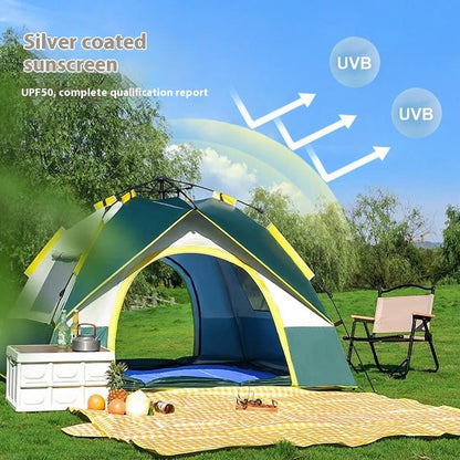 Tent Outdoor Camping 3-4 People Automatic Quickly Open Does not apply