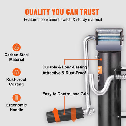 Trailer Jack 2000/2500/5000/8000/12000Lbstrailer Tonguetrailer Jack Stand with Handle for Lifting RV Yacht Utility Trailer Allinoneshop-24