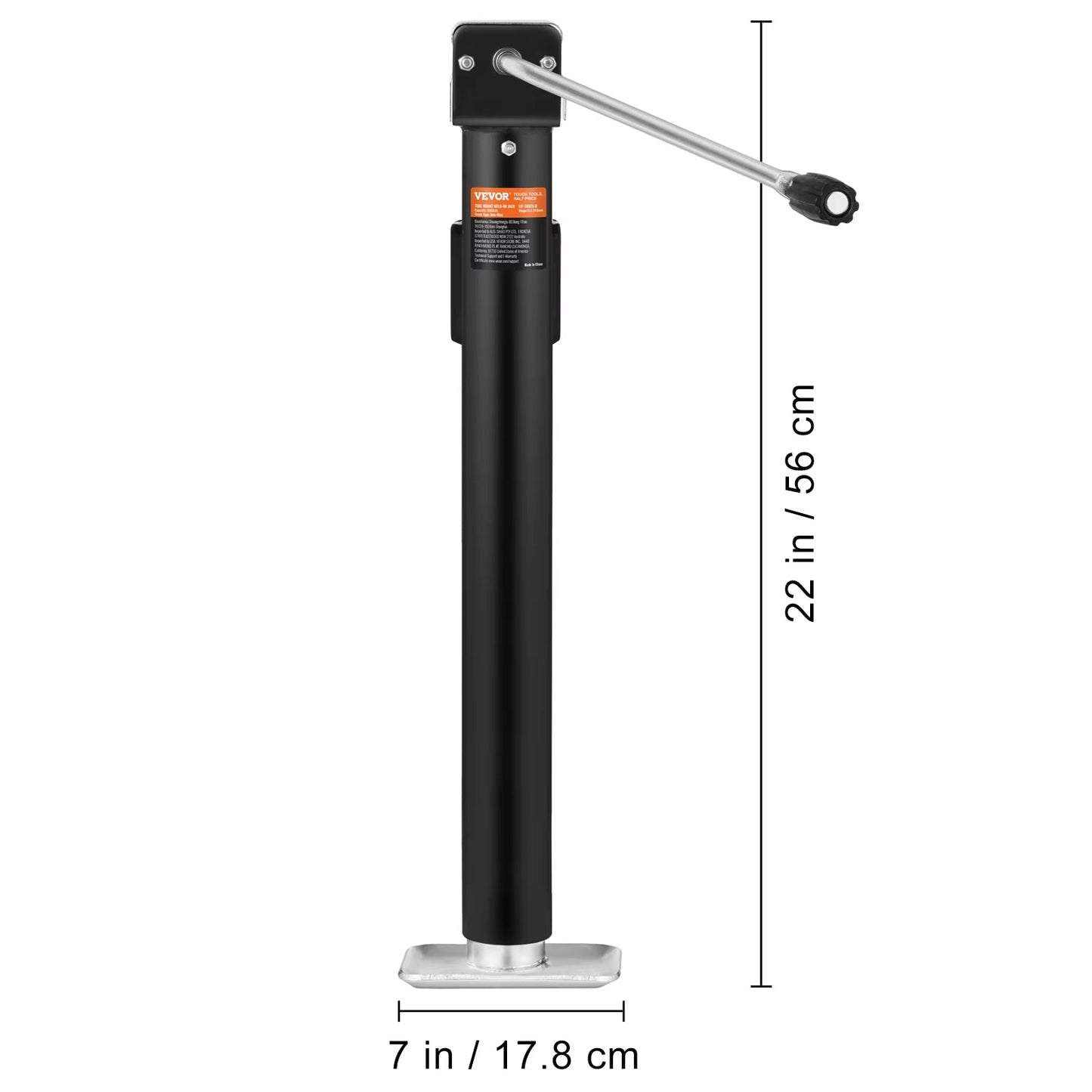 Trailer Jack 2000/2500/5000/8000/12000Lbstrailer Tonguetrailer Jack Stand with Handle for Lifting RV Yacht Utility Trailer Allinoneshop-24