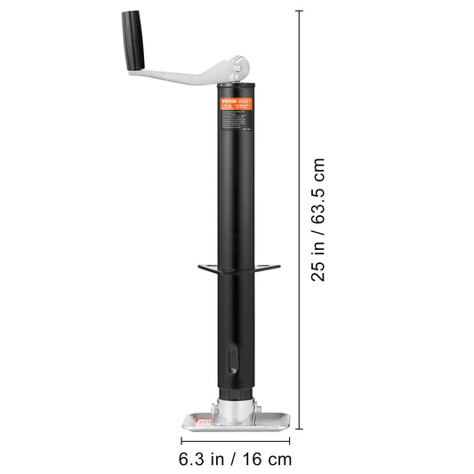 Trailer Jack 2000/2500/5000/8000/12000Lbstrailer Tonguetrailer Jack Stand with Handle for Lifting RV Yacht Utility Trailer Allinoneshop-24
