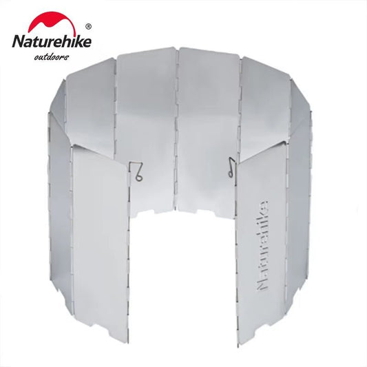 Ultralight Outdoor 8 Plates Foldable Wind Shield Camping Stoves Windshield Foldable Gas Cookers Wind Deflectors Stove Allinoneshop-24