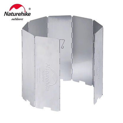 Ultralight Outdoor 8 Plates Foldable Wind Shield Camping Stoves Windshield Foldable Gas Cookers Wind Deflectors Stove Allinoneshop-24
