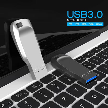 USB Flash Drive 128GB 64GB 32GB 16GB 3.0 High-Speed Pendrive 128GB 64GB USB Memory Stick 32GB 16GB USB Flash Drive Allinoneshop-24