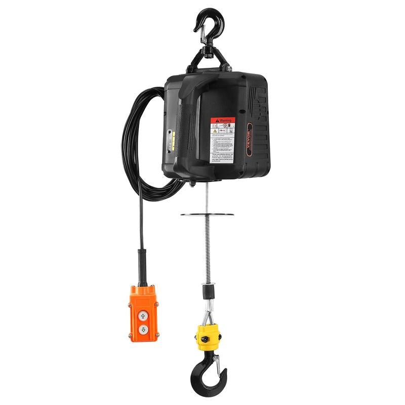 VEVOR Electric Hoist Winch, 1500W Portable Power Winch Crane, Various Specifications, Wired and Wireless Remote Control, Overload Protection Allinoneshop-24