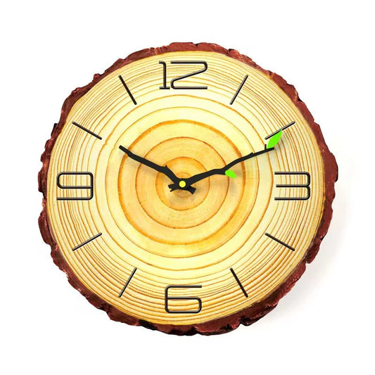 Vintage Wooden Wall Clock Modern Design Vintage Rustic Retro Clock Home Office Cafe Decoration Art Large Wall Watch Allinoneshop-24