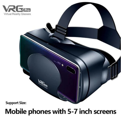 Virtual Reality VR Glasses IMAX Huge Screen HD 3D Glasses Google Cardboard Box VR Headset Helmet for 5-7" Phone,Support Gamepad Allinoneshop-24