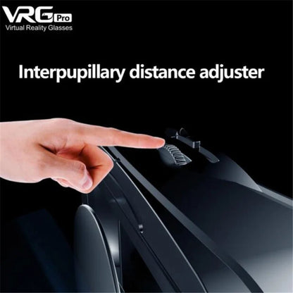 Virtual Reality VR Glasses IMAX Huge Screen HD 3D Glasses Google Cardboard Box VR Headset Helmet for 5-7" Phone,Support Gamepad Allinoneshop-24