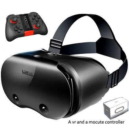 Vrgpro X7 3D Helmet VR Glasses 3D Glasses Virtual Reality Glasses VR Headset for Google Cardboard 5-7' Mobile with Original Box Allinoneshop-24