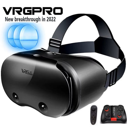 Vrgpro X7 3D Helmet VR Glasses 3D Glasses Virtual Reality Glasses VR Headset for Google Cardboard 5-7' Mobile with Original Box Allinoneshop-24