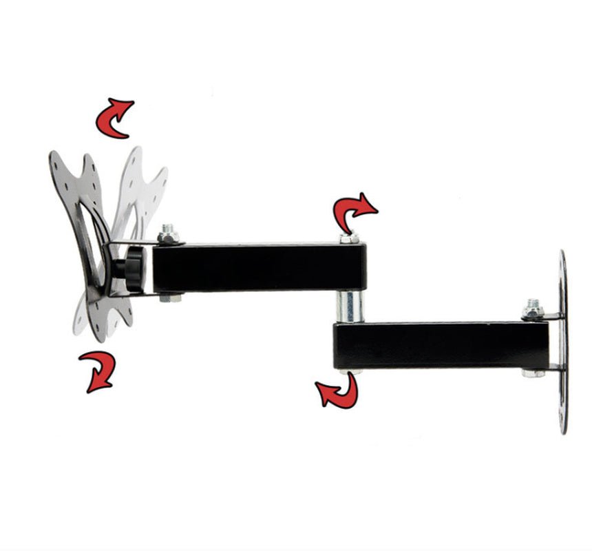Wall Mount LCD TV Telescopic Rotating Wall Mount 12-26 Inch Universal Allinoneshop-24