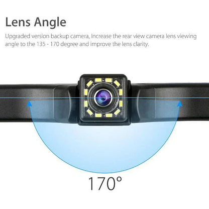 Waterproof 170° HD Car Rearview Reverse Backup Camera License Plate Night Vision Allinoneshop-24