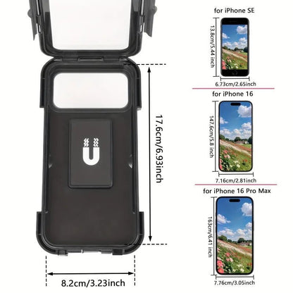 Waterproof Motorcycle Bike Mobile Phone Holder Universal Bicycle GPS 360°Swivel Phone Mount Allinoneshop-24