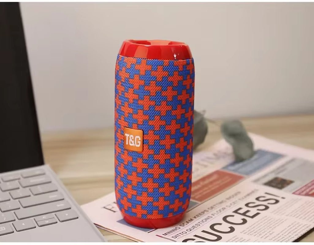 Waterproof Portable Bluetooth-Compatible Speaker Wireless Column Sound Subwoofer Music Center System Loudspeaker AUX FM Radio Allinoneshop-24