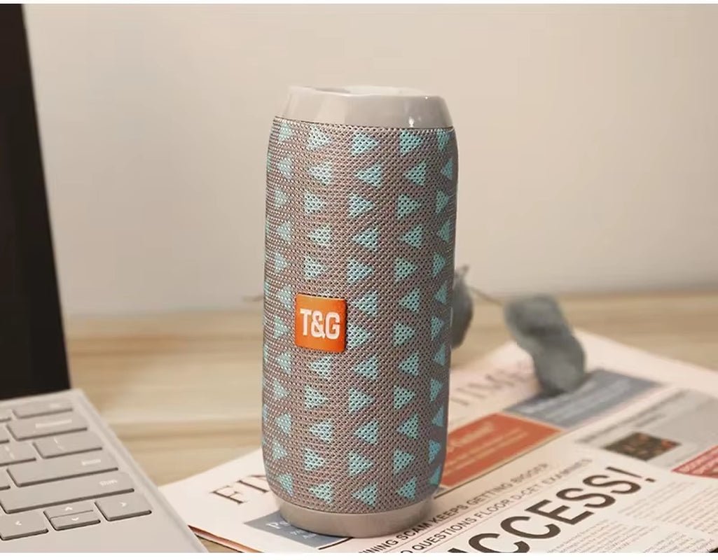 Waterproof Portable Bluetooth-Compatible Speaker Wireless Column Sound Subwoofer Music Center System Loudspeaker AUX FM Radio Allinoneshop-24