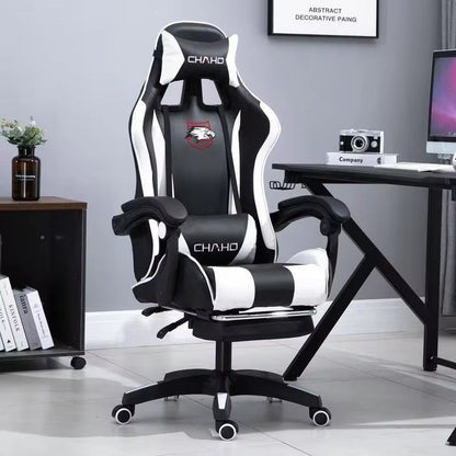 WCG Gaming Chair Computer Chair High-Quality Gaming Chair Leather Internet LOL Internet Cafe Racing Chair Office Chair Gamer New Allinoneshop-24