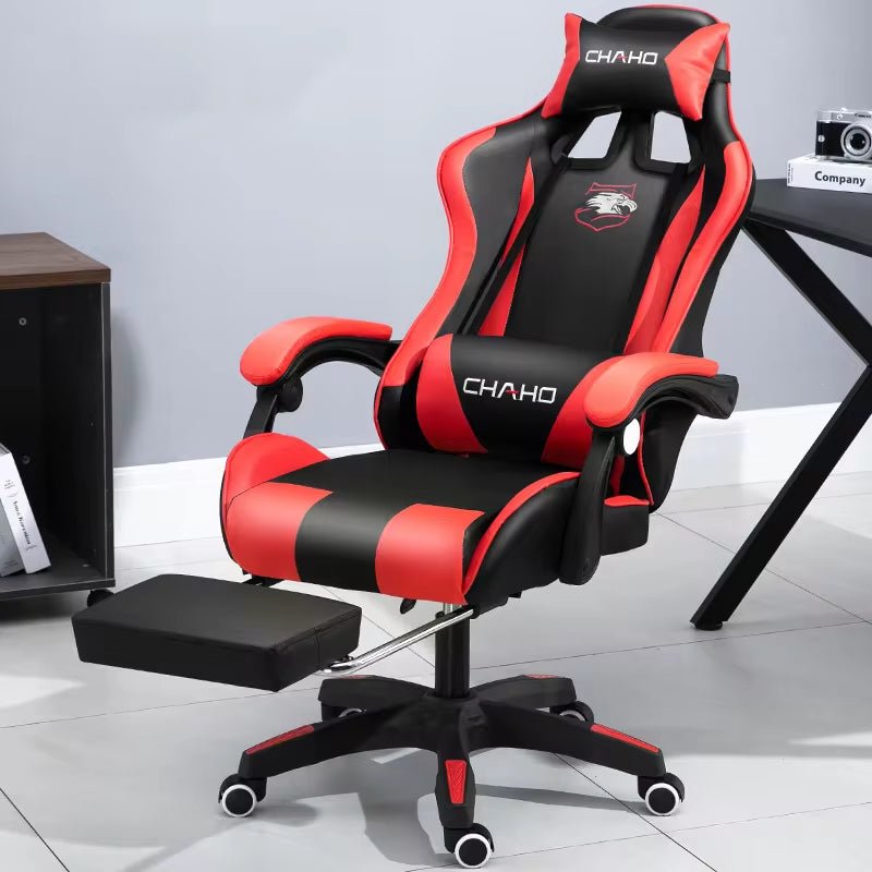 WCG Gaming Chair Computer Chair High-Quality Gaming Chair Leather Internet LOL Internet Cafe Racing Chair Office Chair Gamer New Allinoneshop-24