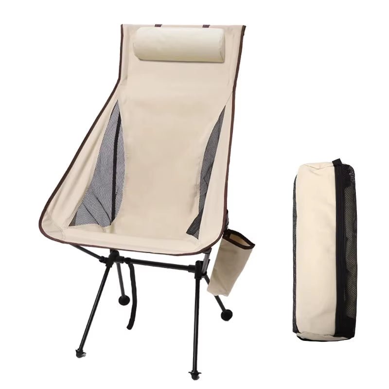 WESTTUNE Portable Folding Camping Chair with Headrest Lightweight Tourist Chairs Aluminum Alloy Fishing Chair Outdoor Furniture Allinoneshop-24