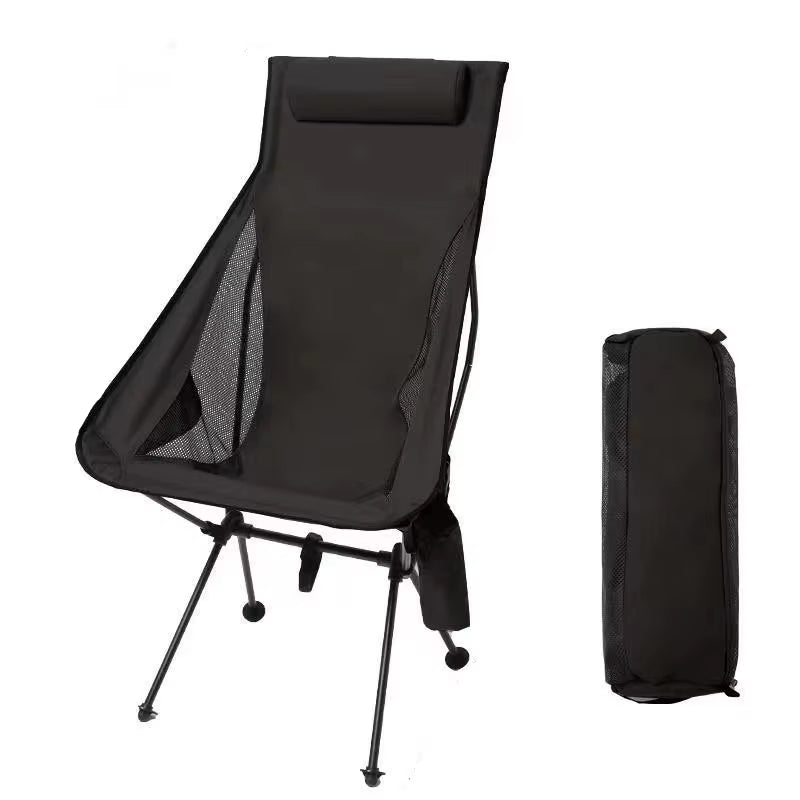WESTTUNE Portable Folding Camping Chair with Headrest Lightweight Tourist Chairs Aluminum Alloy Fishing Chair Outdoor Furniture Allinoneshop-24