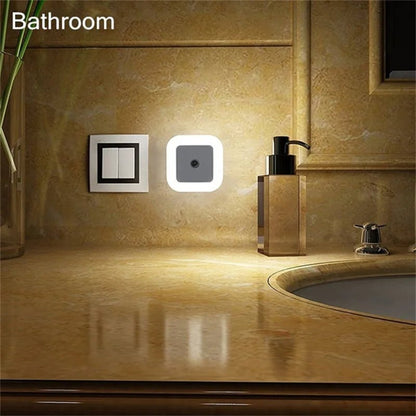 Wireless LED Night Light Sensor Lighting Mini EU US Plug Night Light Lamp for Children Room Bedroom Decoration Lights Lighting Allinoneshop-24