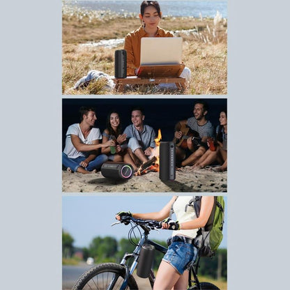 ZEALOT S49Pro Wireless Portable Speaker, 20W High Power Long Endurance Waterproof Speaker with RGB Light Effect, Rechargeable Speaker, High Power Speaker, Bluetooth-Compatible Speaker for Indoor, Outdoor, Hiking, Camping Allinoneshop-24