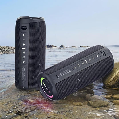 ZEALOT S49Pro Wireless Portable Speaker, 20W High Power Long Endurance Waterproof Speaker with RGB Light Effect, Rechargeable Speaker, High Power Speaker, Bluetooth-Compatible Speaker for Indoor, Outdoor, Hiking, Camping Allinoneshop-24